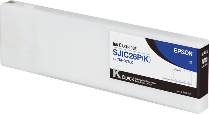 Epson Sjic26p(K) Ink Cartridge Black (BK)