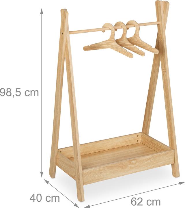 Image du produit Relaxdays Kinder-Kleiderständer