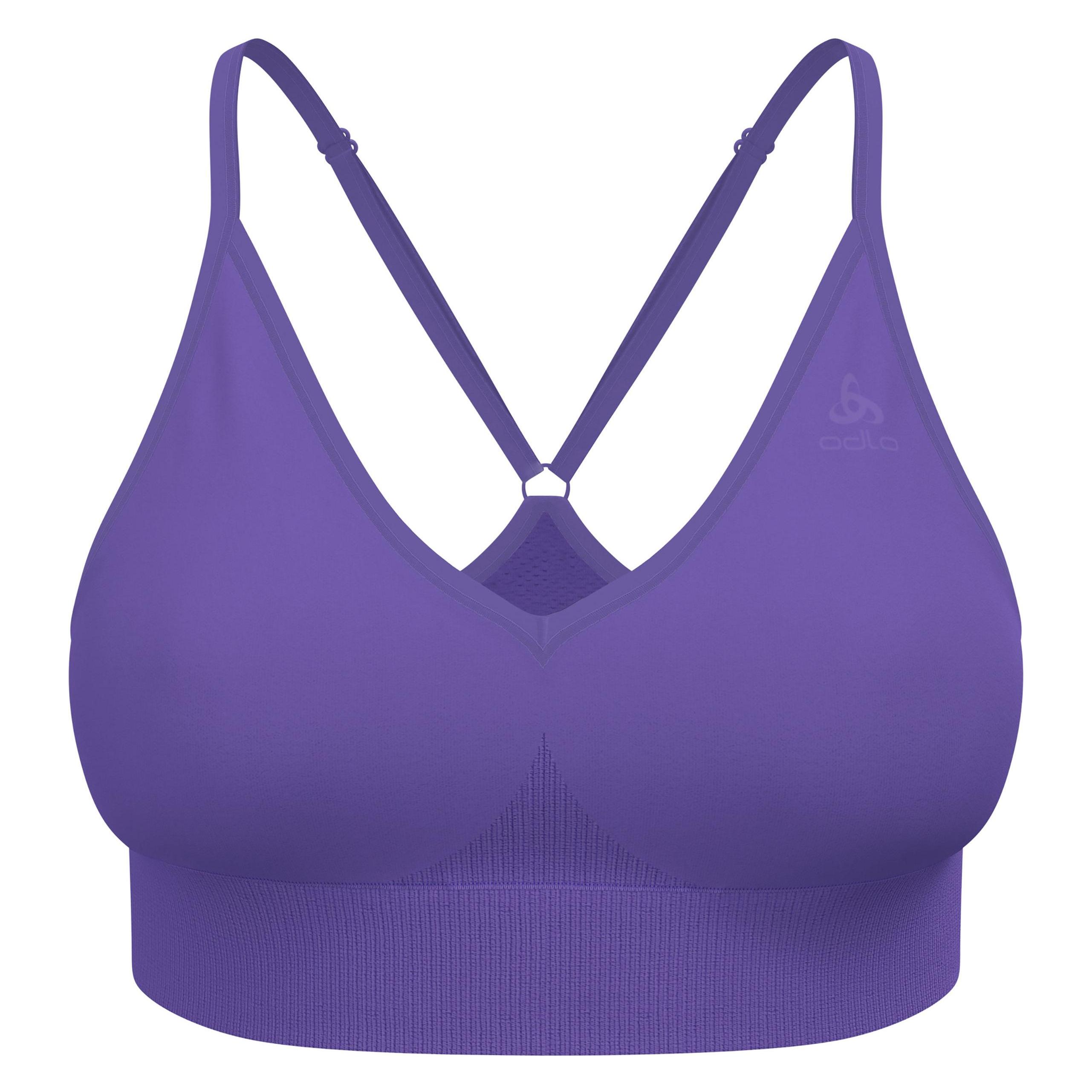 Odlo, Sport-Bh, Women's Seamless Low Padded Sport Bra (L), Violett