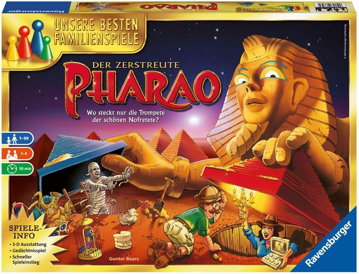 Produktbild Ravensburger Der zerstreute Pharao (Deutsch, 1 - 5 Spieler)