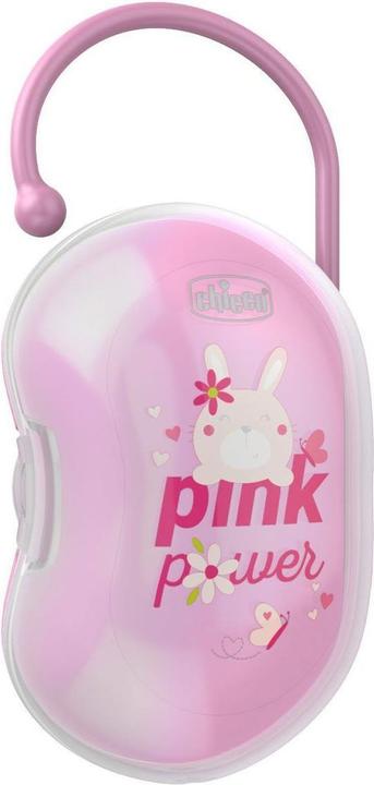 Chicco Schnuller-Box für 2 Schnuller, PINK - 0m+