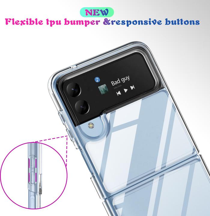 Produktbild PhoneLook Hülle Gummi Silikon Gel Simple Super Clear flexibel (Samsung Galaxy Z Flip4)