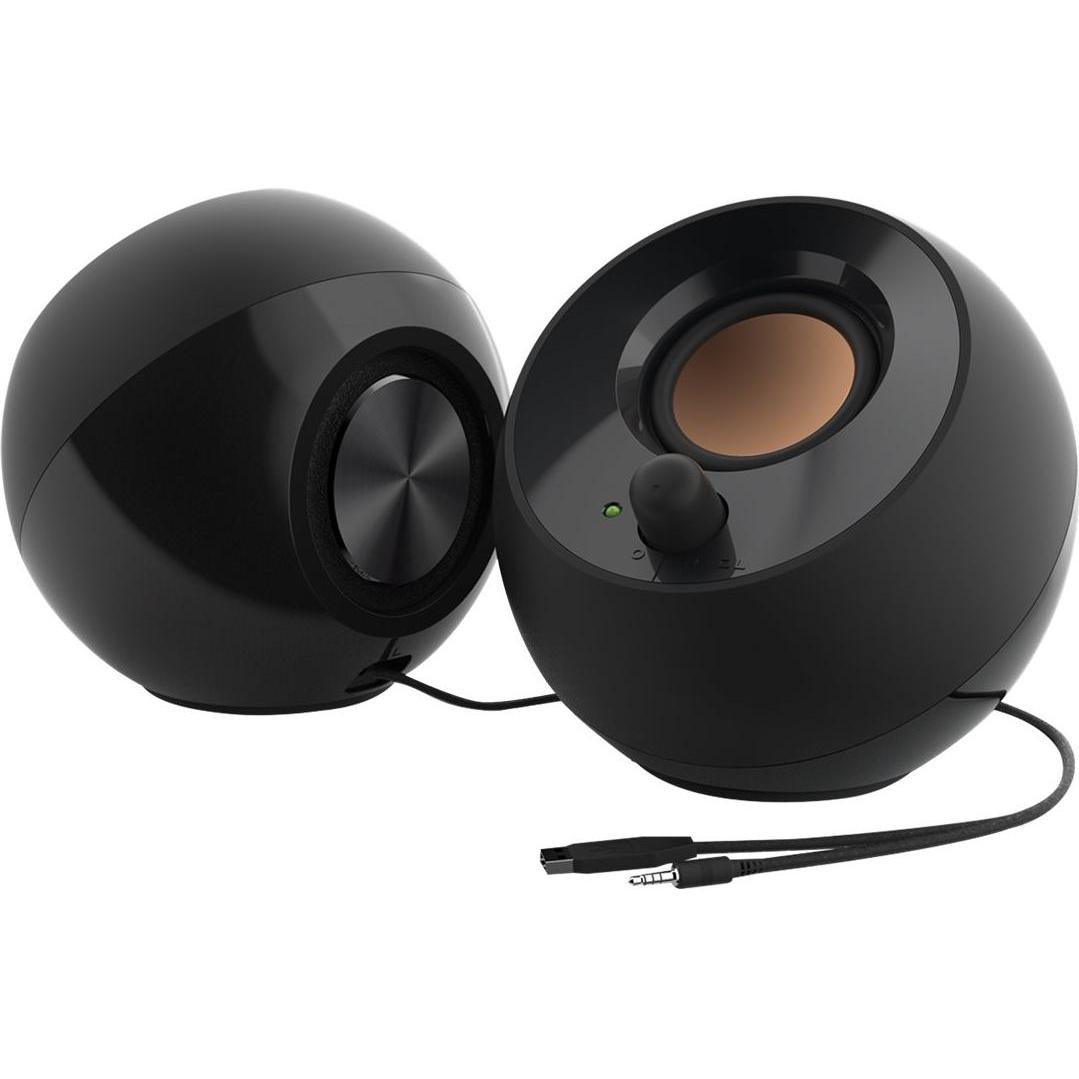 Creative Pebble, PC Lautsprecher, Schwarz