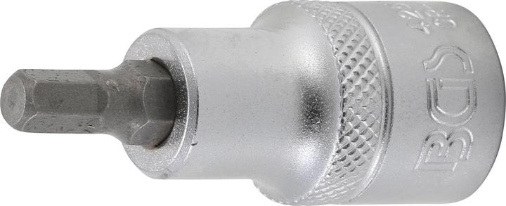 Actual product image BGS Bit Socket 12.5 mm (1/2") internal Hexagon 6 mm (12.5 mm)