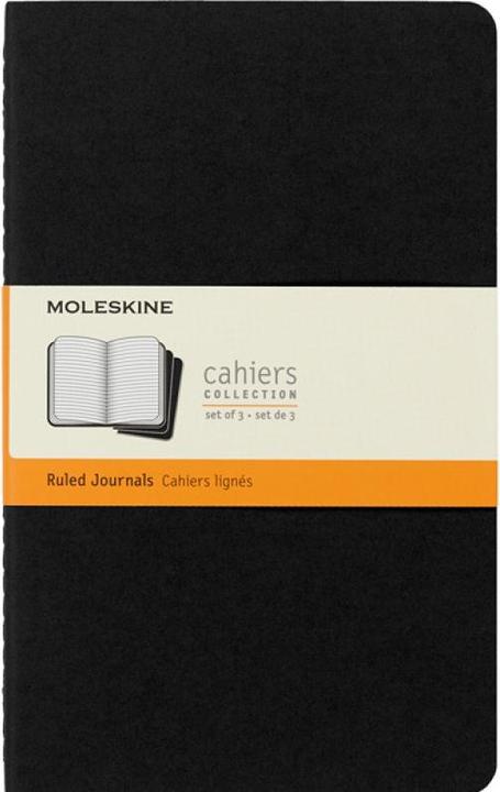 Image du produit Moleskine Cahier (A5, À rayures, Couverture souple)