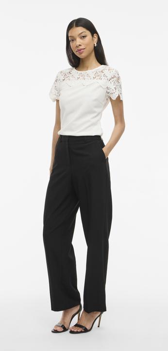 Produktbild Vila VICLARA Spitzen Oberteil mit kurzen Ärmeln (L)