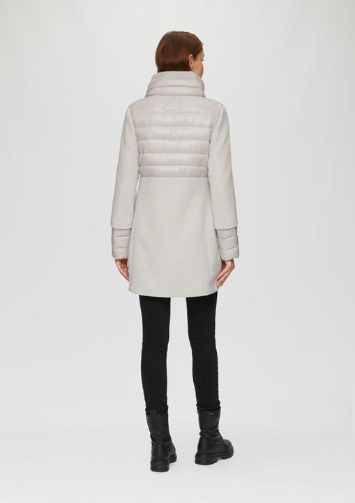 Immagine prodotto S.Oliver Outdoor-Mantel Mantel im Fabricmix mit hohem Stehkragen