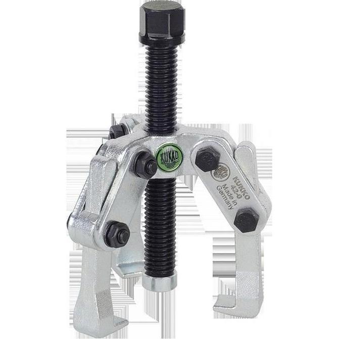 Kukko, Fahrzeug Werkzeug, Abzieher Baureihe 42 3armig Aussenspann-W.60mm Spann-T.40mm mechanische Spindel schwenkbare Ha...
