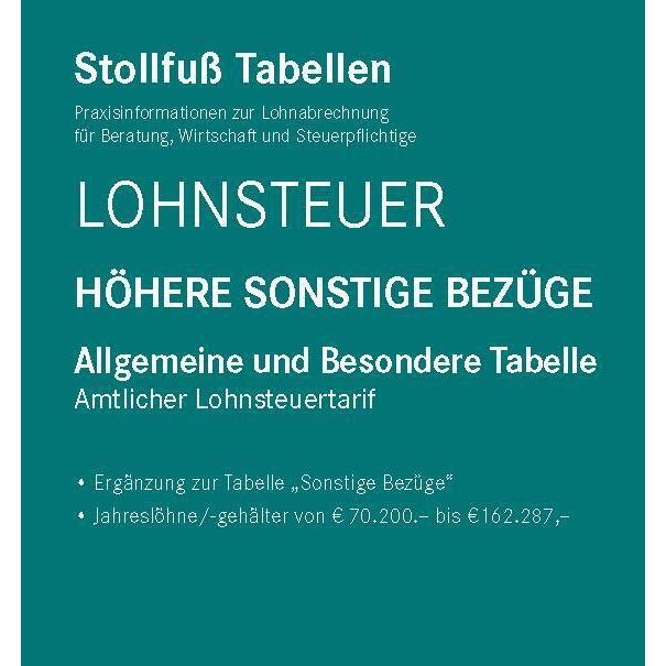 Lohnsteuer 2023 Höhere Sonstige Bezüge, Fachbücher