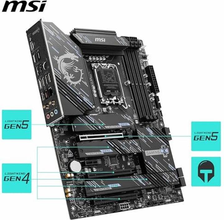 Actual product image MSI Z890 GAMING PLUS WIFI (LGA 1851, Intel Z890, ATX)
