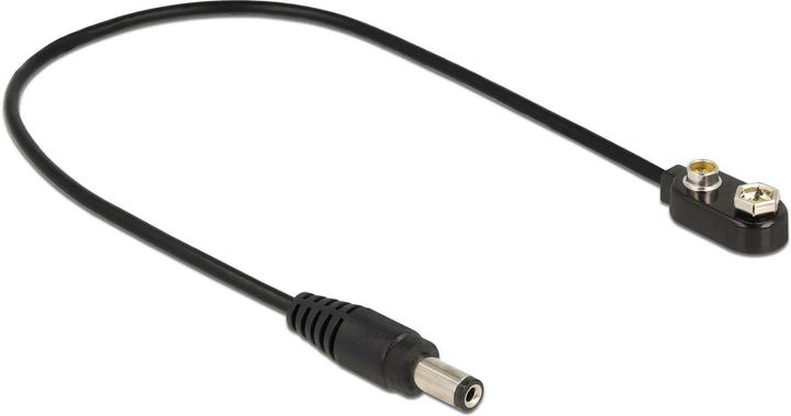 Image du produit Delock Câble d'alimentation DC 5,5 x 2,1 mm mâle vers connecteur pour batterie monobloc 9 V (0.30 m)