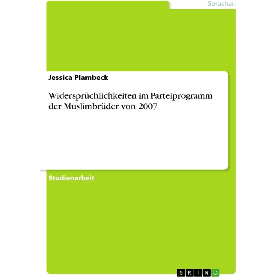 Plambeck:Widersprüchlichkeiten im Parte, Sachbücher