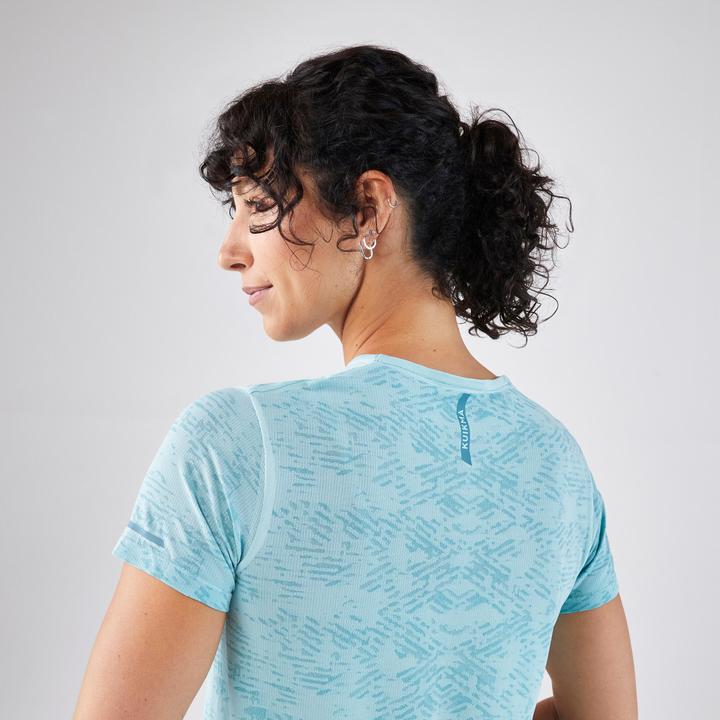 Immagine prodotto Kuikma Women's Breathable Technical Short-Sleeved Padel T-Shirt - Blue (M)