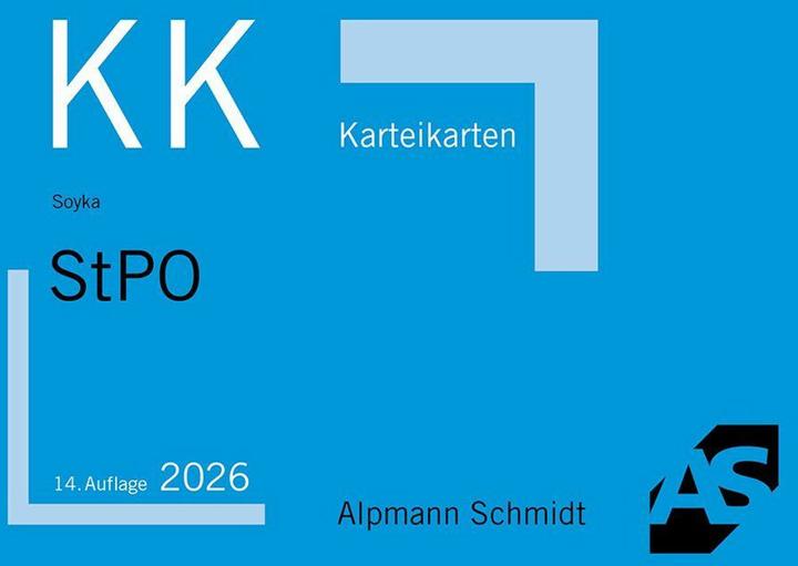 Produktbild KarteikartenStPO (76x)