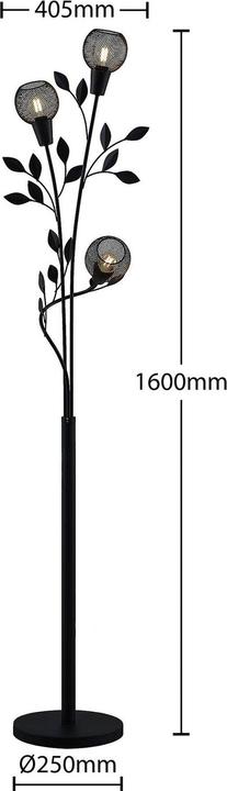 Image du produit Lindby Lampadaire florentin Kanye, à trois flammes (E14)