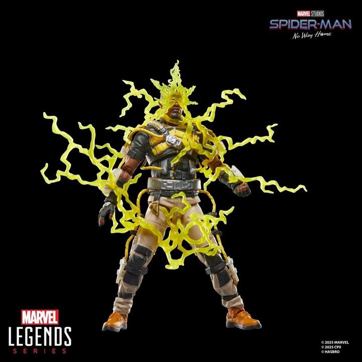 Actual product image Hasbro Marvel Legends Series Marvel’s Electro, Spider-Man: No Way Home Sammlerobjekt Action-Figur, 15 cm