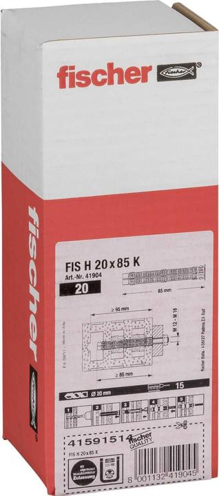 Productafbeelding Fischer Ankerhuls FIS H 20x85 K (1 Pcs.)