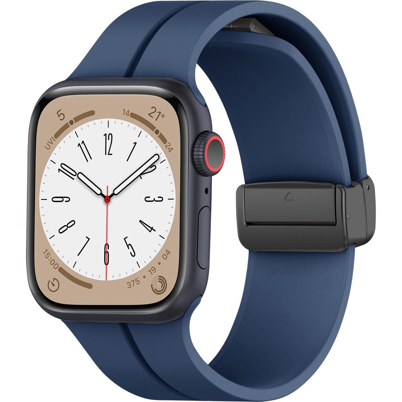 Thumbnail - Strap-it Armband (Silikon, 3, 4), Uhrenarmband, Blau