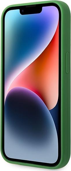 Produktbild Lacoste Hardcase Liquid Silicone Patchwork für Apple iPhone 14 Pro - green (Apple iPhone 14 Pro)