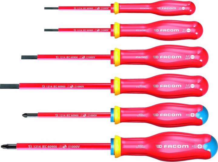 Facom Set di cacciaviti da elettricista 6 pezzi (Porta)