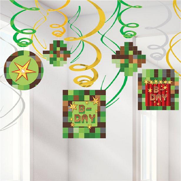 Produktbild Amscan Dekorationen Minecraft-Geburtstag