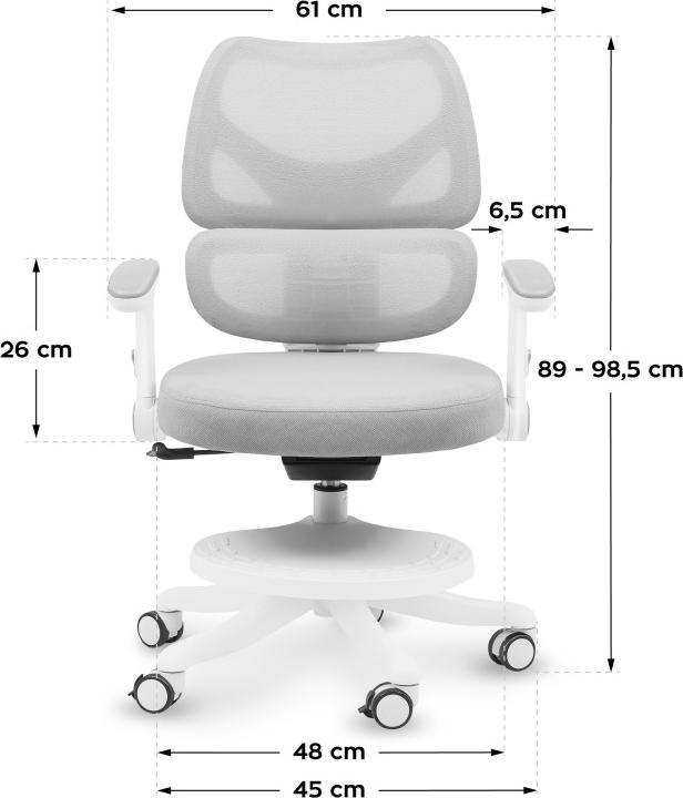Actual product image MarkAdler Baby-Drehstuhl Junior 5.3 Grau
