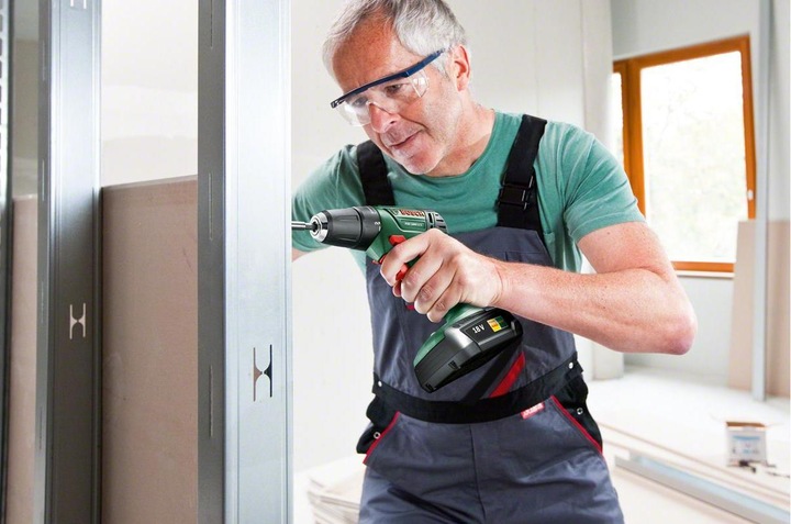 Productafbeelding Bosch Home & Garden PSR 1800 LI-2 Systeem Box Set (Oplaadbare batterij)