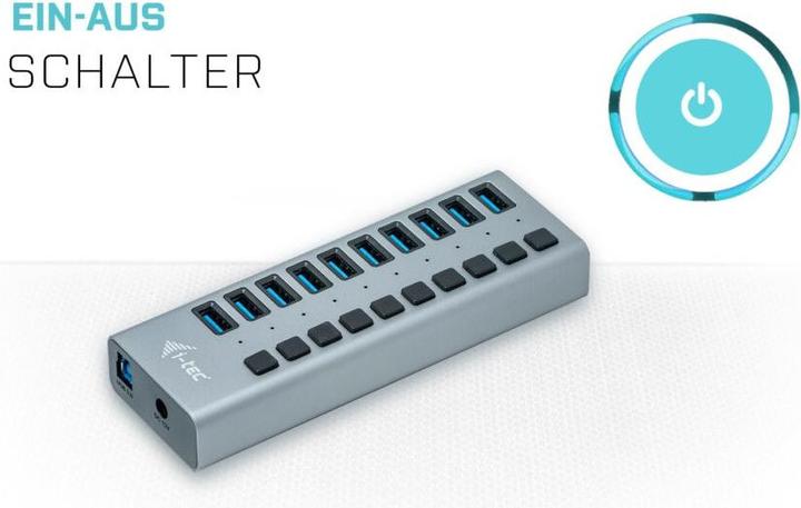 Image du produit i-tec U3CHARGEHUB10 (USB-B, 10 ports)