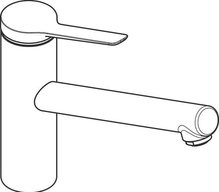 Actual product image hansgrohe Single lever sink mixer Zesis M33, 150 chrome