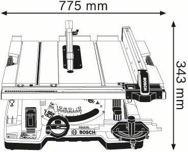 Actual product image Bosch Professional GTS10XC und GTA6000