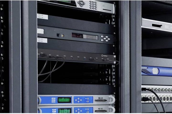 Actual product image Renkforce 483 mm (19") Rack Mount 10-Port USB 3.2 Gen 2 Hub USB 3.2 Gen 2-Hub f (USB-A, 10 ports)