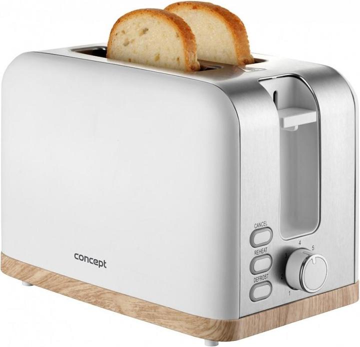 Actual product image Concept Toaster Elwood white TE2015