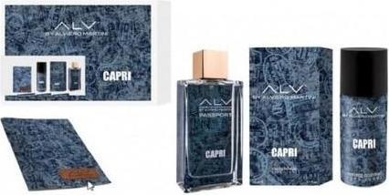 Produktbild Capucci Alv By Alviero Martini Capri For Home Eau de Parfum 100ml Spray mit Deodorant 150ml und Passport Ho (Eau de Parfum, 100 ml)