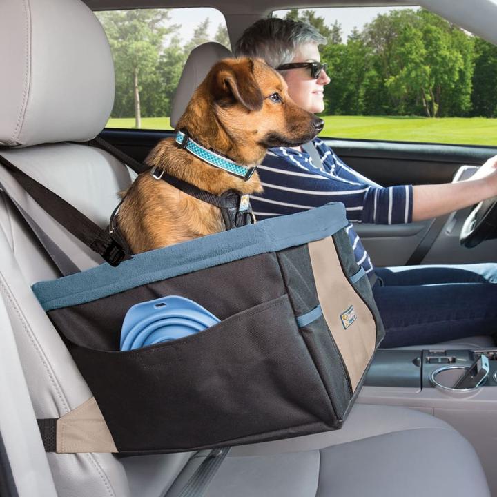 Immagine prodotto Kurgo Seggiolino auto Rover Booster Seat (Cane, Può essere aperto completamente, Pieghevole, Lavabile in lavatrice)