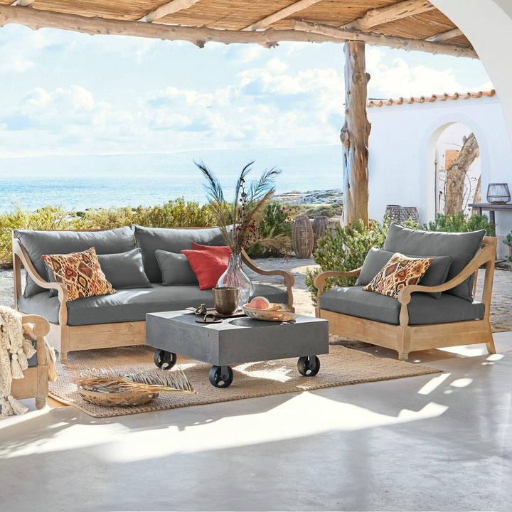 Produktbild Loberon Sitzgruppe Montcassin braun/grau