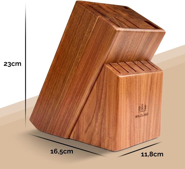 Waldland Messerblock mit Antirutsch-Füssen