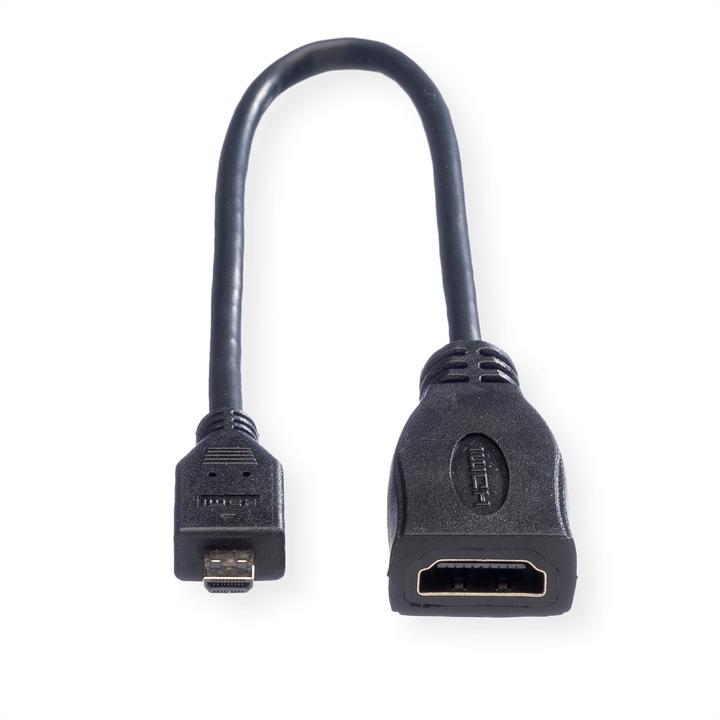 Actual product image Roline HDMI – Micro HDMI (0.15 m)