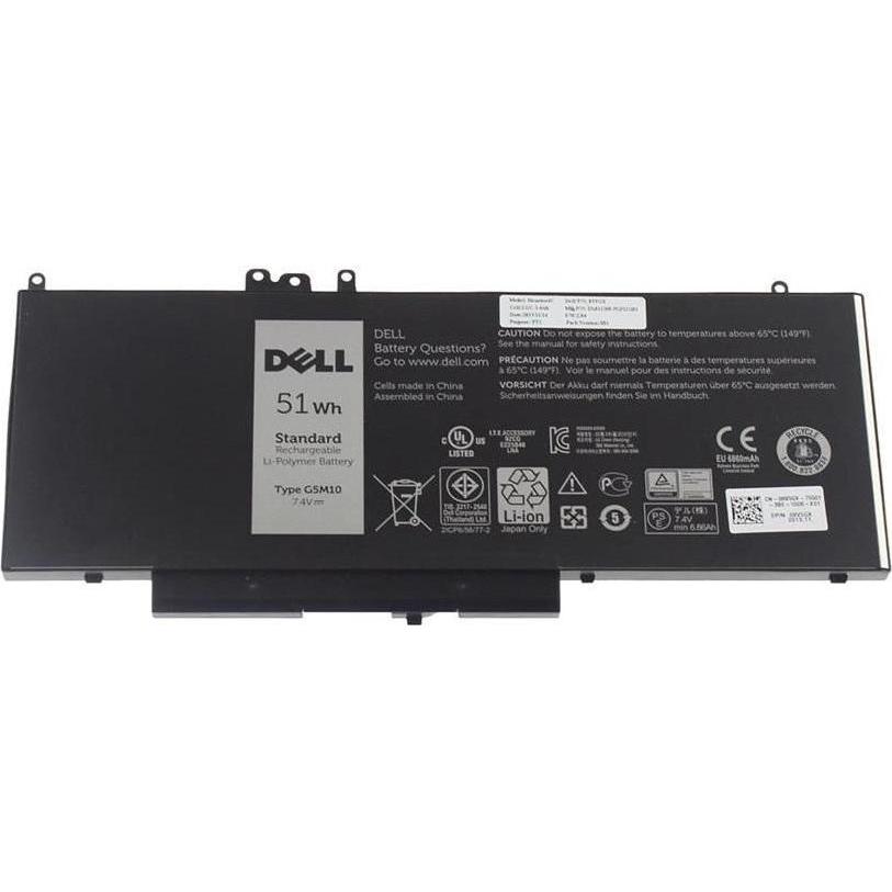 Dell Battery, 51WHR, 4 Cell (4 Zellen), Notebook Akku