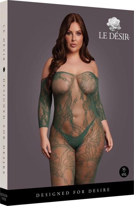 Image du produit Le Désir Dessous de corps à manches longues en dentelle - Queen Size (XL, XXL, 3XL, 4XL)