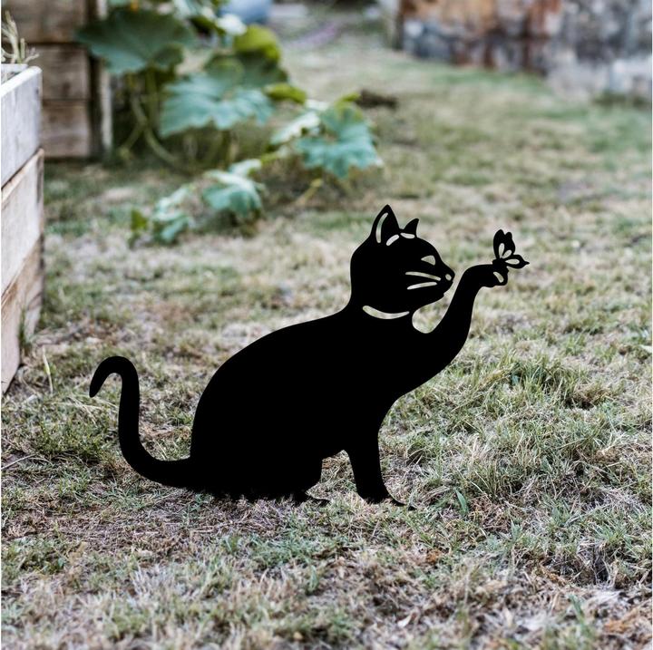 Actual product image Wallxpert Garden plug cat with jewellery