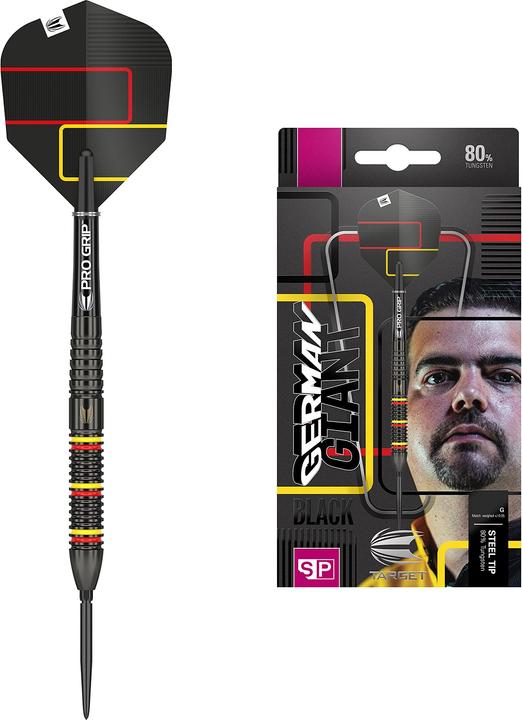 Target Freccette in acciaio Gabriel Clemens Nero (23 g)