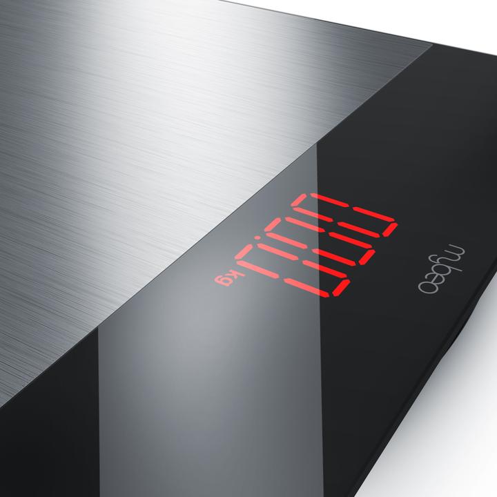 Produktbild Mybeo Personenwaage, Digitale Edelstahl Körperwaage 3,5" Display, DMS-Sensoren, max. 150kg (150 kg)