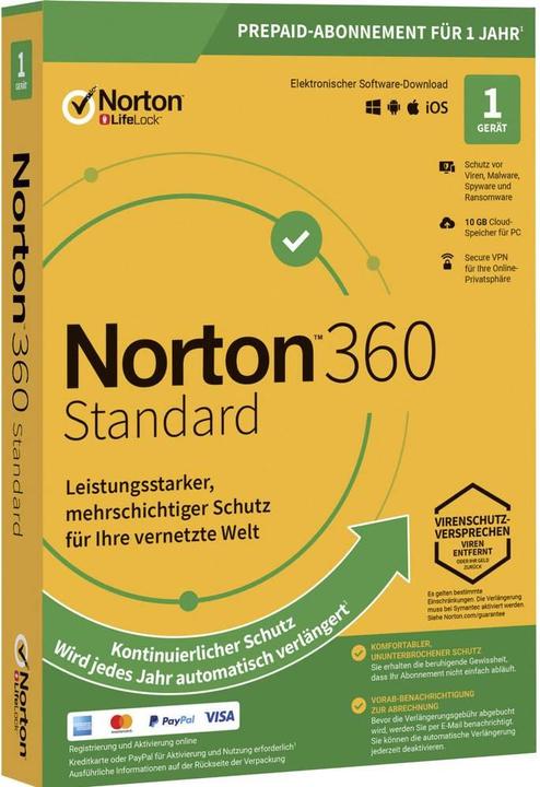 Norton 360 Standard (1 User, 12 Monate)