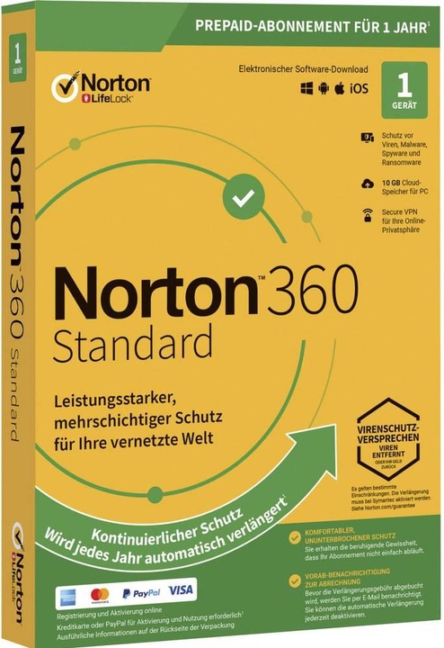 Norton 360 Standard (1 User, 12 Monate)