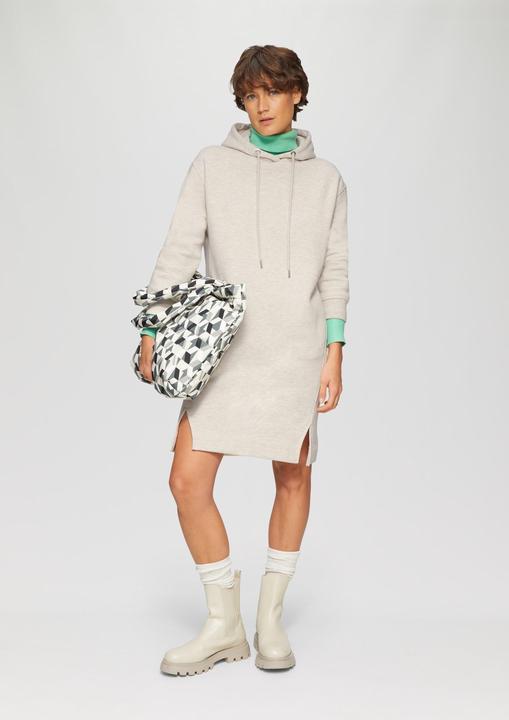 Actual product image S.Oliver Kleid Sweat-Kleid mit seitlichen Eingrifftaschen und Schlitzen (40)