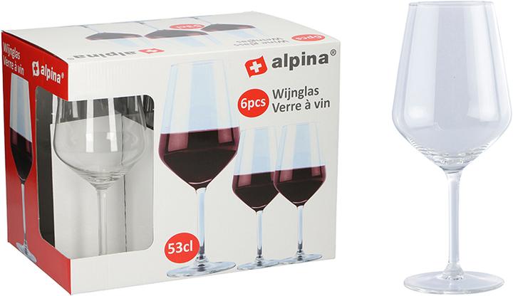 Actual product image alpina Red wine goblet set of 6 53cl (53 cl, 6 Glasses, Red wine glasses)