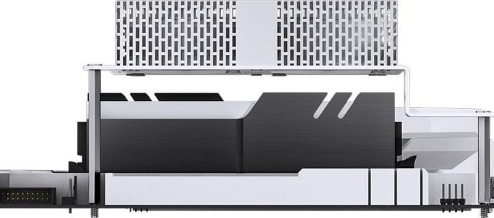 Actual product image Jonsbo NF-1 RAM cooler, ARGB - black