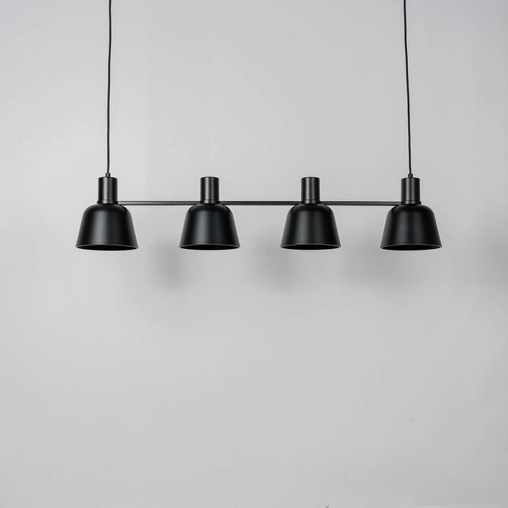 Produktbild Lucande Servan 4 Pendelleuchte Black (E27)