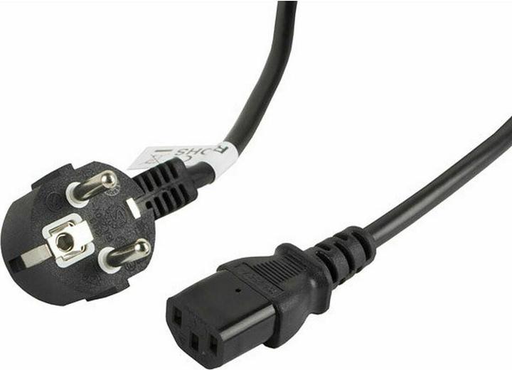 Image du produit Lanberg CA-C13C-11CC-0030-BK Câble d'alimentation Noir 3 m C13 Coupleur CEE7/7 (3 m)