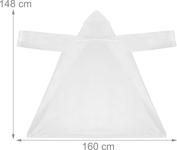 Produktbild Relaxdays 2x Regenmantel